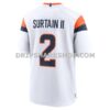 Mens Nike Patrick Surtain Ii White Denver Broncos Mile High Collection Game Jersey