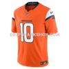 Mens Nike Bo Nix Orange Denver Broncos Vapor Fuse Limited Jersey