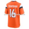 NFL103b84G07-279c22 Mens Nike Jeremy Crawshaw Orange Denver Broncos Team Game Jersey