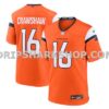NFL103b84M01-1b91eb Mens Nike Jeremy Crawshaw Orange Denver Broncos Team Game Jersey