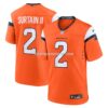 Mens Nike Patrick Surtain Ii Orange Denver Broncos Mile High Collection Game Jersey