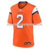 Mens Nike Patrick Surtain Ii Orange Denver Broncos Mile High Collection Game Jersey