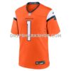 NFL10428bG05-cbc77f Mens Nike Number 1 Groom Orange Denver Broncos Game Jersey
