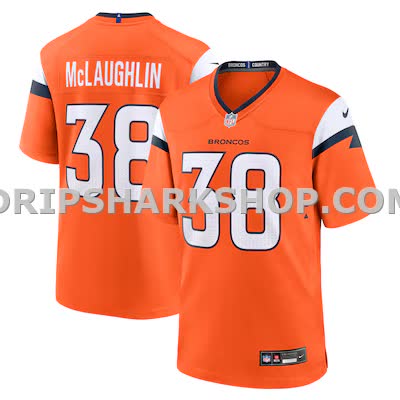 Mens Nike Jaleel Mclaughlin Orange Denver Broncos Team Game Jersey