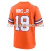 Mens Nike Marvin Mims Jr Orange Denver Broncos Mile High Collection 1977 Throwback Player Game Jersey