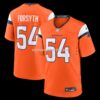 NFL104871G04-27a8cf Mens Nike Alex Forsyth Orange Denver Broncos Team Game Jersey