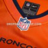 Mens Nike Tyler Badie Orange Denver Broncos Team Game Jersey