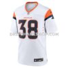 NFL105448G05-6de685 Mens Nike Jaleel Mclaughlin White Denver Broncos Game Jersey