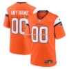 Mens Nike Orange Denver Broncos Mile High Collection Custom Game Jersey