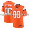 Mens Nike Orange Denver Broncos Mile High Collection Custom Game Jersey