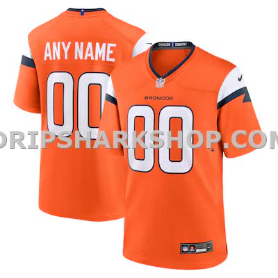 Mens Nike Orange Denver Broncos Mile High Collection Custom Game Jersey