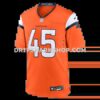 NFL106ee7G05-fccc14 Mens Nike Nate Adkins Orange Denver Broncos Team Game Jersey