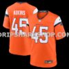 NFL106ee7M01-bae3d5 Mens Nike Nate Adkins Orange Denver Broncos Team Game Jersey