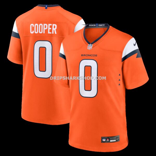 NFL107536G04-b64bff Mens Nike Jonathon Cooper Orange Denver Broncos Team Game Jersey