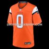NFL107536G05-f4f1fa Mens Nike Jonathon Cooper Orange Denver Broncos Team Game Jersey