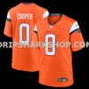 NFL107536M01-f5e362 Mens Nike Jonathon Cooper Orange Denver Broncos Team Game Jersey