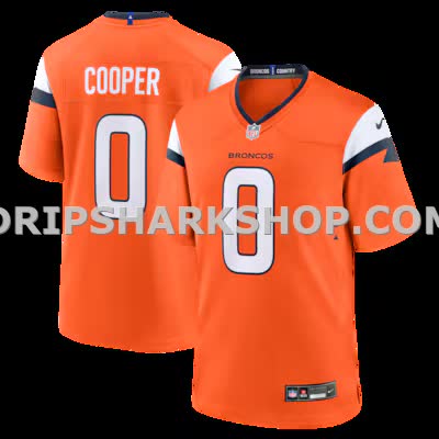Mens Nike Jonathon Cooper Orange Denver Broncos Team Game Jersey