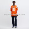 Mens Nike Bo Nix Orange Denver Broncos Player Game Jersey