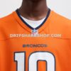 Mens Nike Bo Nix Orange Denver Broncos Player Game Jersey