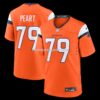 Mens Nike Matt Peart Orange Denver Broncos Team Game Jersey
