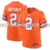 NFL107adbM01-033b84 Mens Nike Patrick Surtain Ii Orange Denver Broncos Mile High Collection 1977 Throwback Player Game Jersey