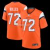 NFL107e38G04-9af4f2 Mens Nike Garett Bolles Orange Denver Broncos Team Game Jersey
