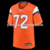 NFL107e38G05-62287c Mens Nike Garett Bolles Orange Denver Broncos Team Game Jersey