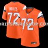NFL107e38M01-8e4c8c Mens Nike Garett Bolles Orange Denver Broncos Team Game Jersey