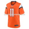 Mens Nike Troy Franklin Orange Denver Broncos Team Game Jersey