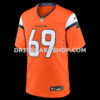 Mens Nike Mike Mcglinchey Orange Denver Broncos Team Game Jersey