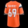 Mens Nike Mike Mcglinchey Orange Denver Broncos Team Game Jersey