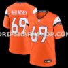 Mens Nike Mike Mcglinchey Orange Denver Broncos Team Game Jersey