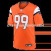 NFL107fd6G06-129e3f Mens Nike Zach Allen Orange Denver Broncos Team Game Jersey