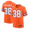 Mens Nike Jaleel Mclaughlin Orange Denver Broncos Mile High Collection 1977 Throwback Player Game Jersey