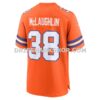 Mens Nike Jaleel Mclaughlin Orange Denver Broncos Mile High Collection 1977 Throwback Player Game Jersey