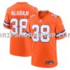 Mens Nike Jaleel Mclaughlin Orange Denver Broncos Mile High Collection 1977 Throwback Player Game Jersey