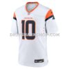 NFL1086f4G05-917767 Mens Nike Bo Nix White Denver Broncos Game Jersey