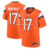 Mens Nike Liljordan Humphrey Orange Denver Broncos Team Game Jersey