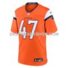 Mens Nike Karene Reid Orange Denver Broncos Team Game Jersey