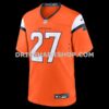 NFL10acc5G05-b194be Mens Nike Jk Dobbins Orange Denver Broncos Team Game Jersey