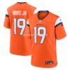 Mens Nike Marvin Mims Jr Orange Denver Broncos Team Game Jersey