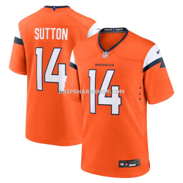 Mens Nike Courtland Sutton Orange Denver Broncos Mile High Collection Game Jersey