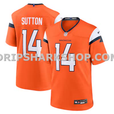Mens Nike Courtland Sutton Orange Denver Broncos Mile High Collection Game Jersey