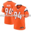 Mens Nike Demarcus Ware Orange Denver Broncos Team Retired Game Jersey