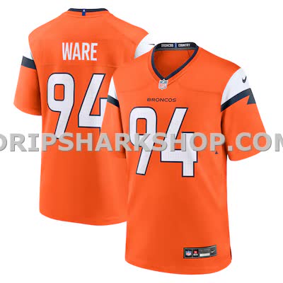 Mens Nike Demarcus Ware Orange Denver Broncos Team Retired Game Jersey