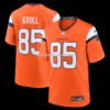 Mens Nike Lucas Krull Orange Denver Broncos Team Game Jersey