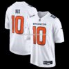 NFL10cd64G04-a56045 Mens Nike Bo Nix White Denver Broncos Tundra Fashion Game Jersey