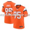 NFL10dd7bM01-6a5af1 Mens Nike Saivion Jones Orange Denver Broncos Team Game Jersey
