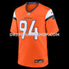 NFL10e57eG05-c5ab3d Mens Nike Jordan Jackson Orange Denver Broncos Team Game Jersey