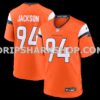 NFL10e57eM01-afdd3d Mens Nike Jordan Jackson Orange Denver Broncos Team Game Jersey